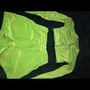 Lime green 2 piece set